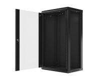 Lanberg Wisząca 19" 22U 600x450mm jednosekcyjna (czarna) - 455314 - zdjęcie 4